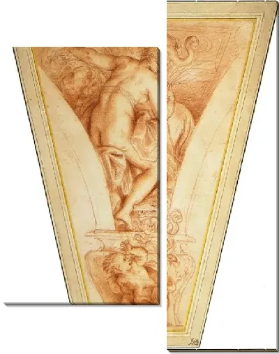 Картина Этюд для аллегорической фигуры Африки