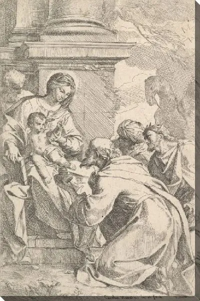 Картина Поклонение волхвов