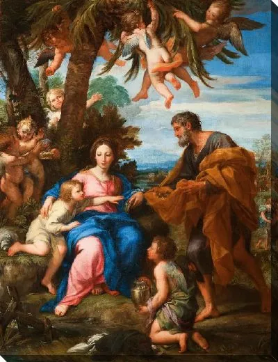 Картина Отдых на пути в Египет