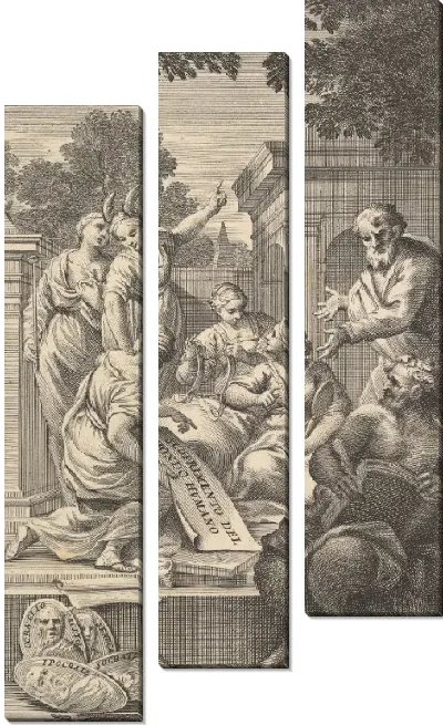 Картина Аллегорическая композиция в честь гуманитарных наук