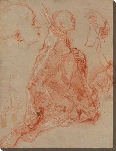 Картина Этюд молодого епископа в обожании