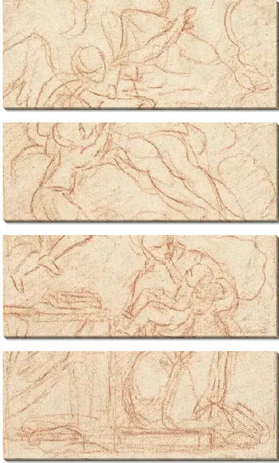 Картина Эскиз алтаря со святым Антонием Падуанским