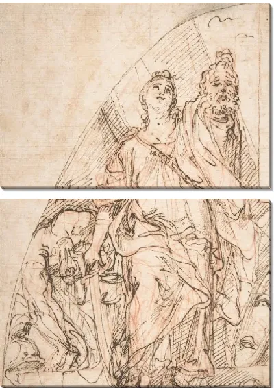 Картина Джудит держит голову Олоферна