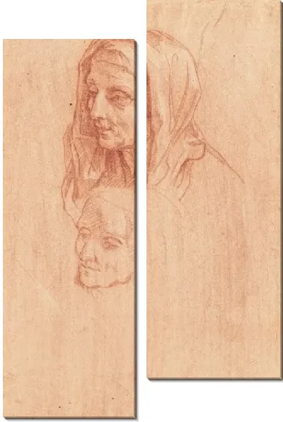 Картина Два этюда для головы старухи