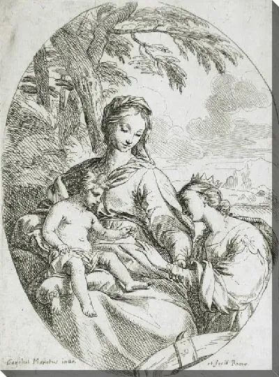 Картина Мистический брак святой Екатерины