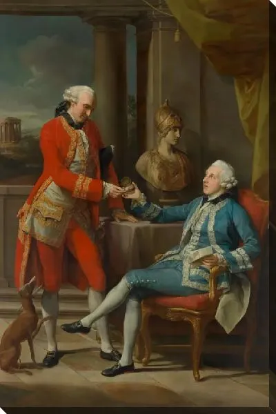 Картина Сэр Сэмпсон Гидеон и неопознанный компаньон