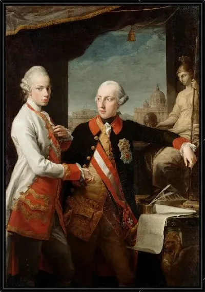 Картина Император Иосиф II с великим князем тосканским Пьетро Леопольдо