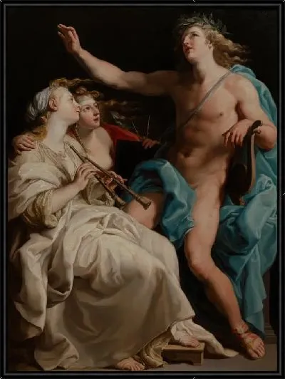 Картина Аполлон и две Музы