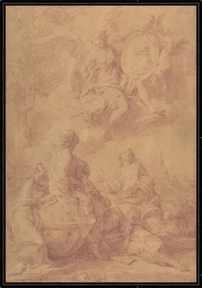 Картина Аллегория в честь папы Бенедикта XIV