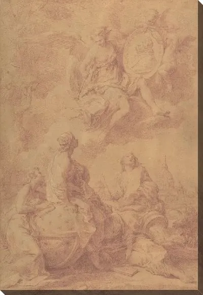 Картина Аллегория в честь папы Бенедикта XIV