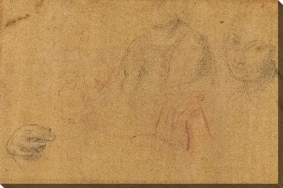 Эскизы головы и рук