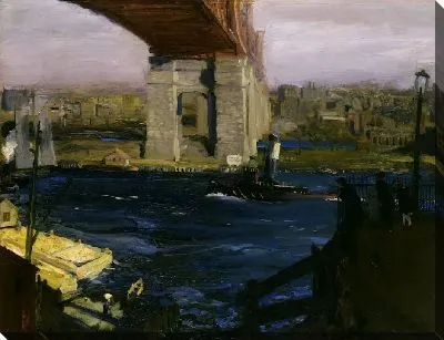 Картина Мост, остров Блэквелл