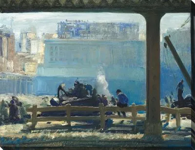 Картина Голубое утро