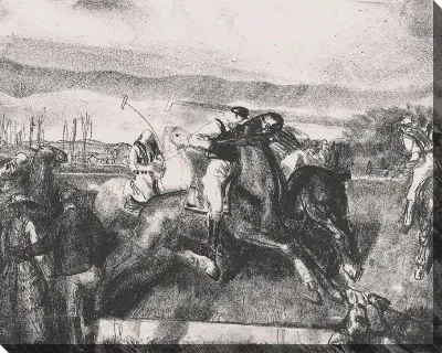 Картина Поло эскиз