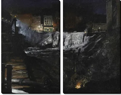 Картина Раскопки ночью