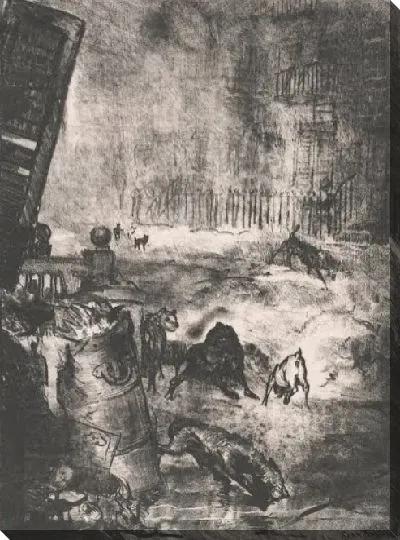 Картина Голодные собаки № 1