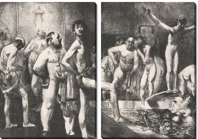 Картина Бизнес-мужская баня