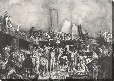 Картина Речной фронт