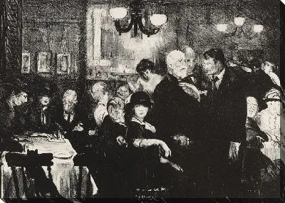 Картина Вечер художников (У Петитпаса)