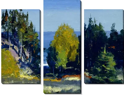 Картина Роща — Монеган