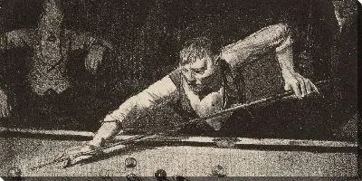 Картина Игрок в пул