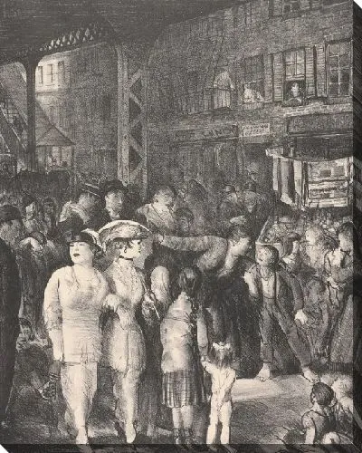 Картина Улица (уличные весенние цветы)