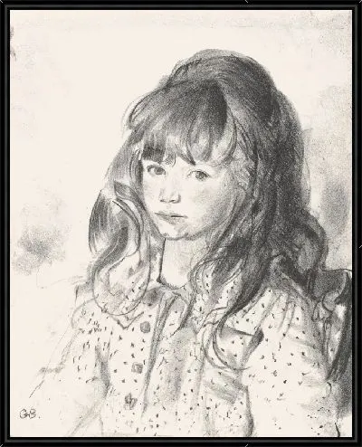 Картина Энн в пятнистом платье