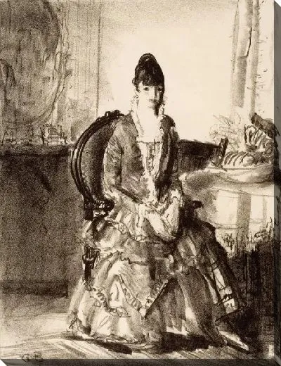 Картина Расположение, Эмма в комнате