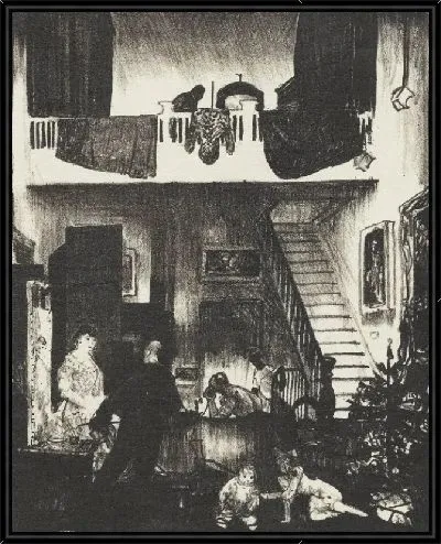 Картина Студия (Рождество 1916)