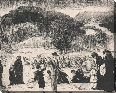 Картина Любовь зимы, Рождество 1917