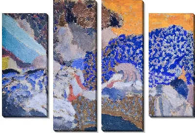 Картина Две швеи в мастерской 