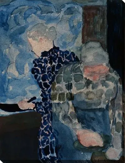 Картина Две женщины в интерьере 