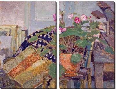 Горшок с цветами 