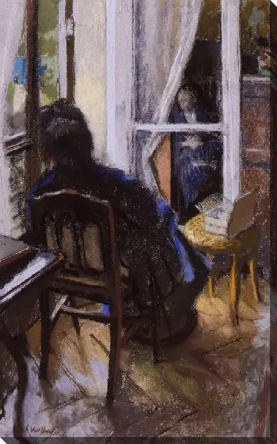 Картина В углу окна 