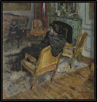 Картина Позолоченный стул, мадам Жорж Фейдо и ее сын 