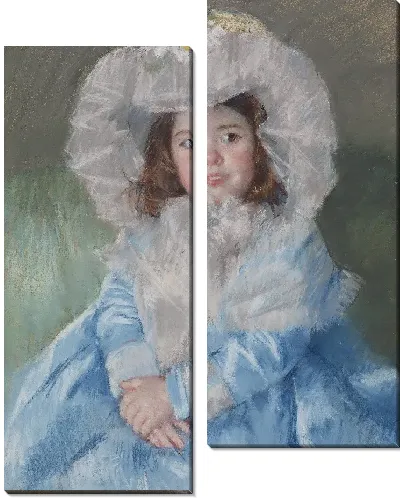 Картина Марго (Лефевр) в голубом 