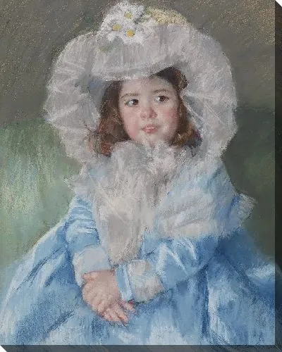 Картина Марго (Лефевр) в голубом 