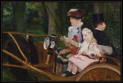 Женщина и девушка за рулем 