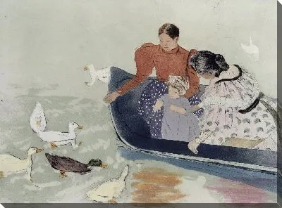 Кормление уток 