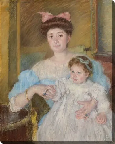 Картина Графиня Морель д'Арле и ее сын 