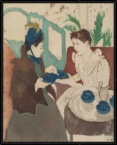 Картина Вечернее чаепитие 