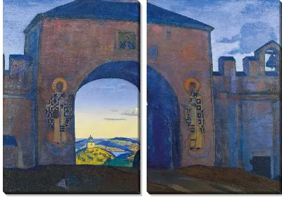 Картина И мы открываем ворота. Из серии «Sancta»