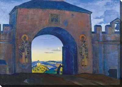 Картина И мы открываем ворота. Из серии «Sancta»