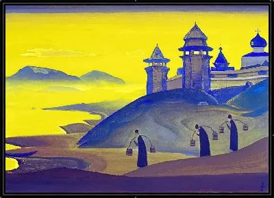 Картина И мы пытаемся. Из серии «Sancta»