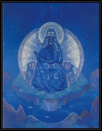 Картина Мать Мира. Из серии «Знамена Востока»