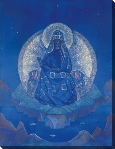 Картина Мать Мира. Из серии «Знамена Востока»