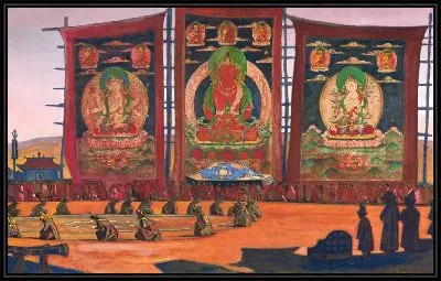 Монгольский Цам Религиозная Церемония