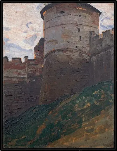 Картина Крепостная башня. Нижний Новгород. Из серии архитектурных зарисовок