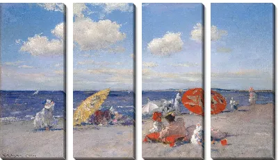 На морском побережье