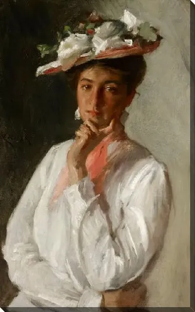 Картина Женщина в белом